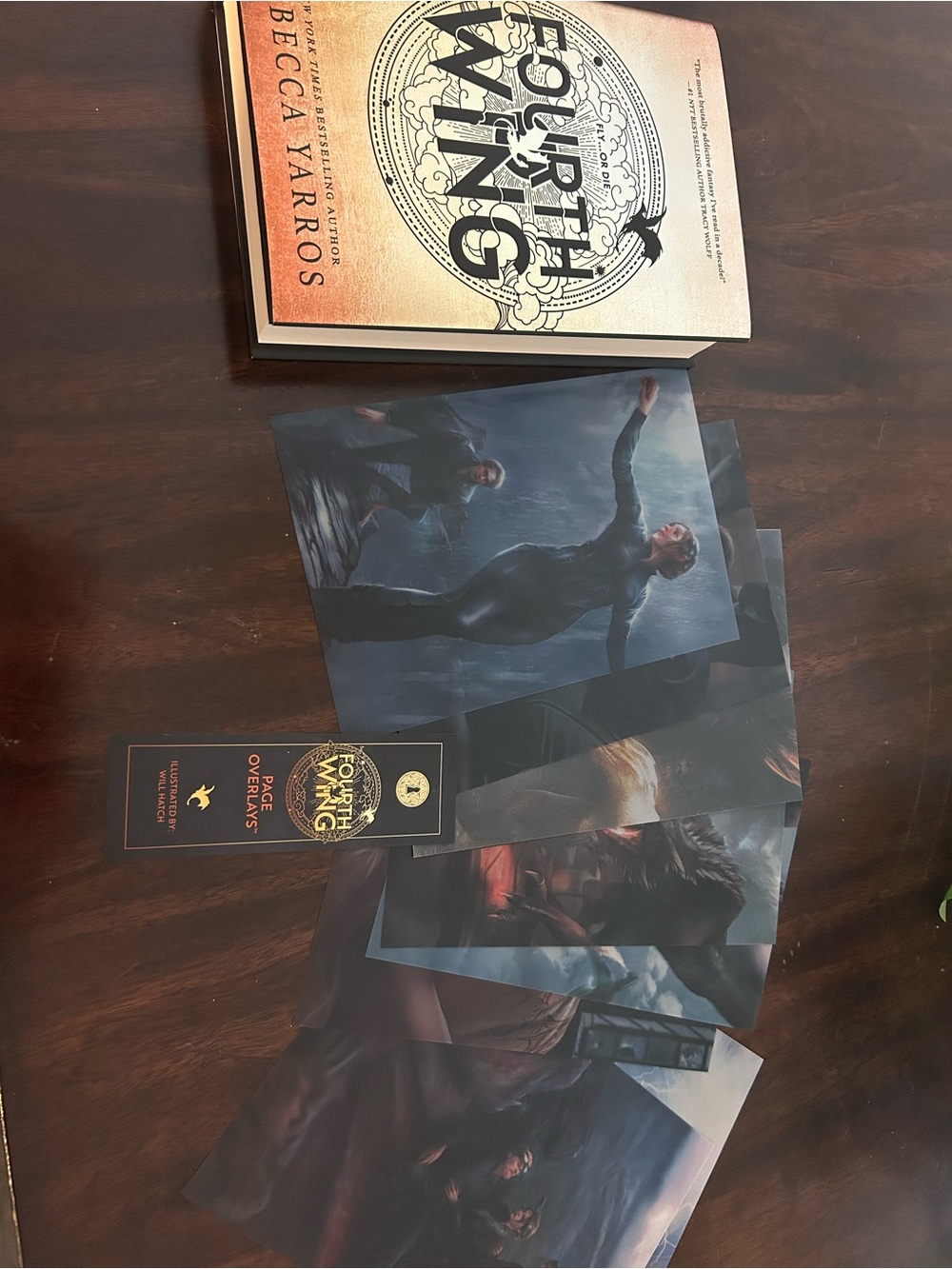 Fourth Wing Page Overlays